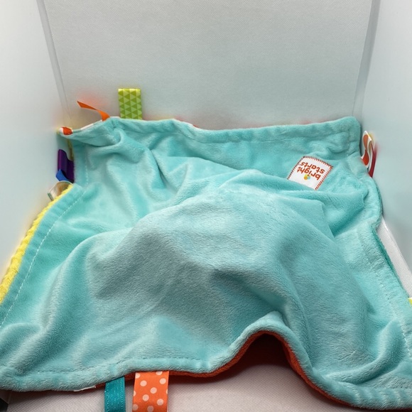 Bright Starts Taggies Lion Lovey 14” Security Blanket Baby Stuffed Toy Infant - Picture 8 of 11